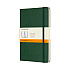 Блокнот "Classic Large", А5, 120 листов, линейка, зеленый