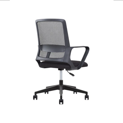 Кресло для персонала SitZone "U-0385 PL", ткань, пластик, черный, 2 шт/упак - 4