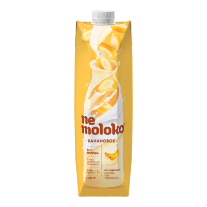 Напиток соевый Nemoloko "Банановый", 1 л,