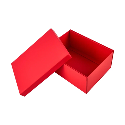 Коробка картонная, 220х160х95 мм, красный - 3