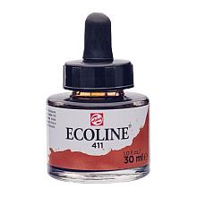 Жидкая акварель "ECOLINE", 411 сиена жженая, 30 мл