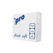 Салфетки бумажные PROtissue, Push Soft