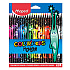 Цветные карандаши Maped "Color' Peps Monster", 24 цвета