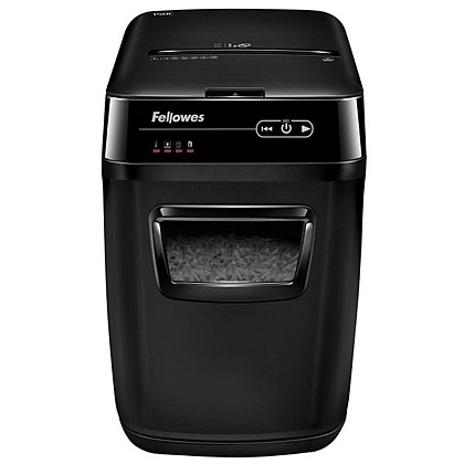 Уничтожитель Fellowes AutoMax 150C, автоподача, DIN P-4, 4х38мм, 150 листов, авто, 32 литра - 3
