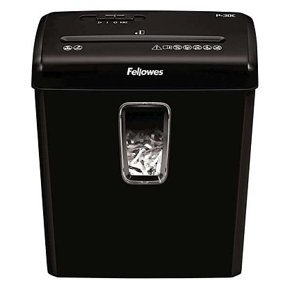 Уничтожитель Fellowes PowerShred P-30C, DIN P-4, 4х34 мм, 6 листов, 15 литров - 2
