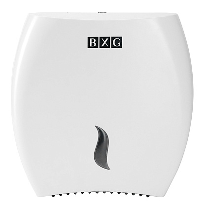 Диспенсер для туалетной бумаги в больших и средних рулонах BXG-PD-8002, ABS-пластик, белый - 2