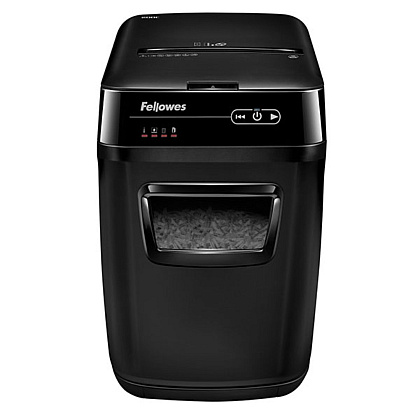 Уничтожитель Fellowes AutoMax 200M, микрорезка, автоподача, DIN P-5, 2х14 мм, 200 листов, 32 литра - 3