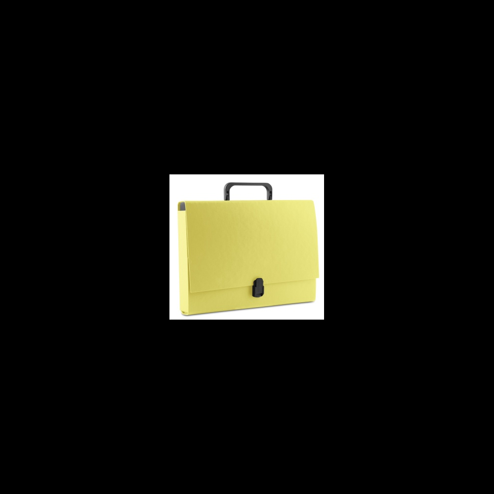 Портфель, картон, желтый