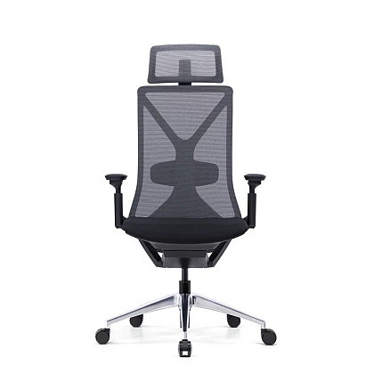 Кресло для руководителя SitZone E-YR-001A-P1-BK сетка/ткань, черный - 2