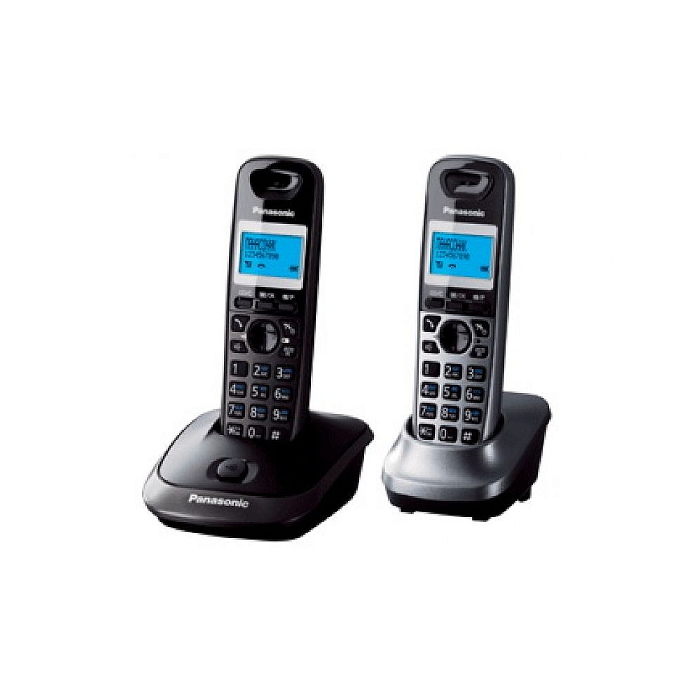 Телефонный аппарат Panasonic "KX-TG2512RU", серый металлик - 5