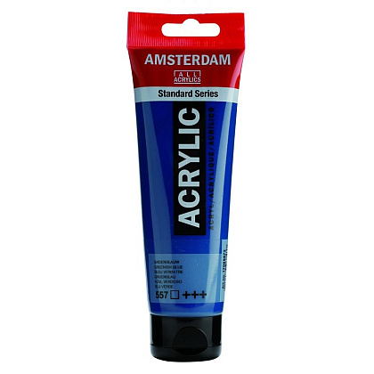 Краски акриловые "Amsterdam", 557 зеленовато-синий, 120 мл, туба