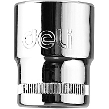 Головка торцевая шестигранная Deli YS EDQ4024 1/2", 24 мм, серебристый