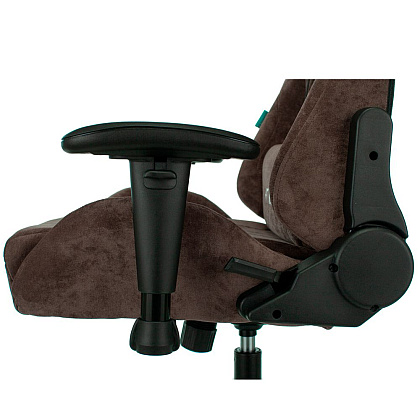 Кресло игровое Бюрократ VIKING KNIGHT Light-10, ткань, металл, темно-коричневый  - 15
