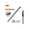 Бур по бетону Deli YS EDH-YCZ16012-E1, 12x160 мм, X-Tip, SDS-PLUS - 2