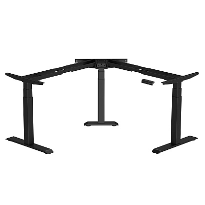 Каркас стола с электроприводом трехмоторный AOKE, Well Desk Wing Pro, черный (AK3YJYT-TYZF3-90/120/180 BK) - 5