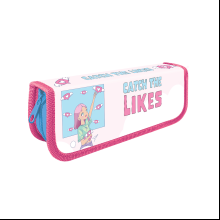 Пенал "Likes", 1 отделение, розовый