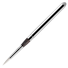 Кисть "Escoda Perla 1438", синтетика белая, круглая, складная, №12