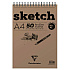 Скетчбук "Sketch", A4, 90 г/м2, 50 листов, коричневый