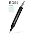 Маркер перманентный двусторонний "Sketchmarker Brush", BG54 мрамор