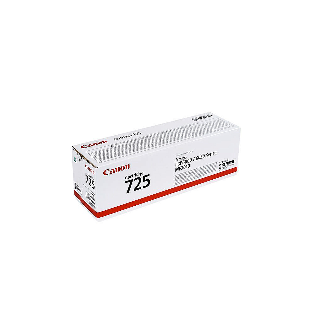 Картридж Canon "725", 1600 стр, черный