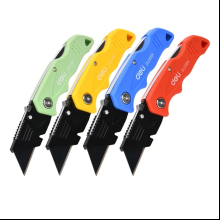 Нож строительный складной Deli YS EDL006K-4