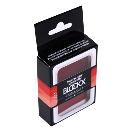 Краски акварельные "Blockx. Giant pan", 333 перилен красный, 18 мл., кювета - 4