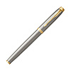 Ручка роллер "IM Brushed Metal GT", 0.5 мм, золотистый, стерж. черный - 2