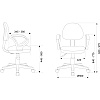 Кресло для детей "Бюрократ KD-3/WH/ARM", пластик белый, мультиколор маскарад - 6