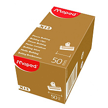 Зажим для бумаг Maped "Bulldog", 70 мм, черный