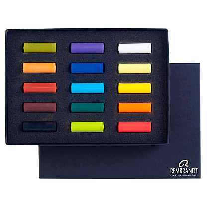 Набор мягкой пастели "Rembrandt Half Pastel" начальный, 15 цветов - 2