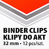 Зажим для бумаги "Office Products", 32 мм, 12 шт, черный - 4