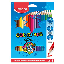 Цветные карандаши Maped "Color Peps", 18 цветов