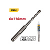 Бур по бетону Deli YS EDH-Y06110, 6x110 мм, SDS-PLUS - 2