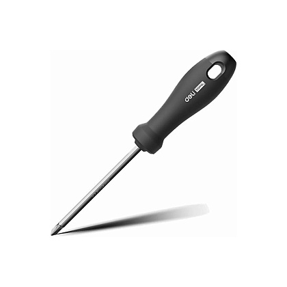 Отвертка Deli HS EHT1055, PH2х180 мм, Soft Touch, черный