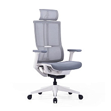 Кресло для руководителя SitZone E-303-001A-P1-WH сетка, серый, -30%