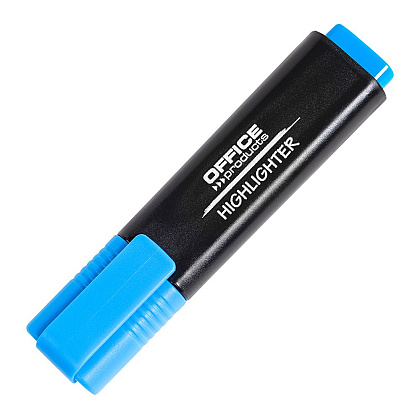 Маркер текстовый "Office Products", голубой