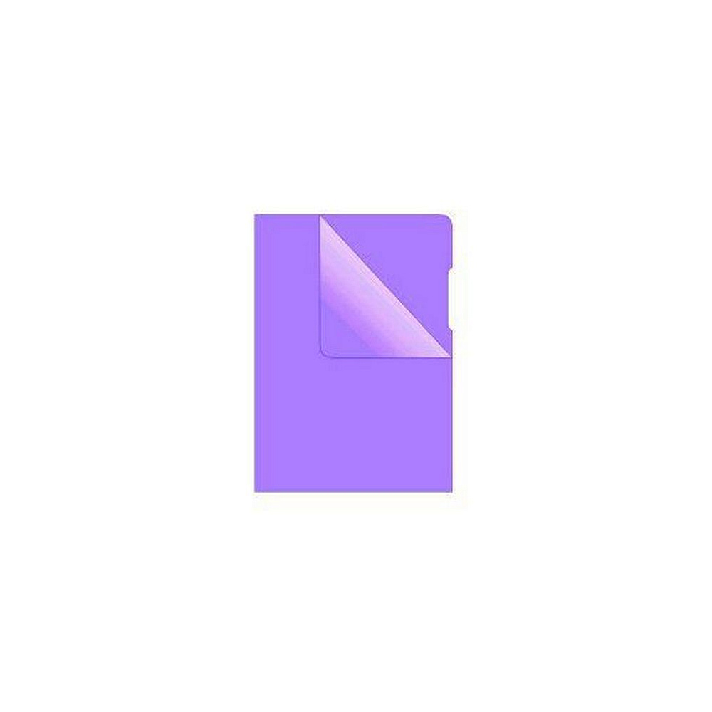 Папка-уголок "Donau", A4, фиолетовый прозрачный