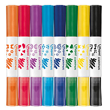 Фломастеры Maped "Color Peps Duo Stamps", 8 шт