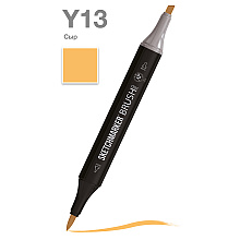 Маркер перманентный двусторонний "Sketchmarker Brush", Y13 сыр