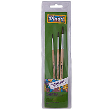 Набор кистей для рисования "Pinax school & hobby"