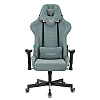 Кресло игровое Бюрократ VIKING "KNIGHT LT28 FABRIC", ткань, металл, серо-голубой  - 7