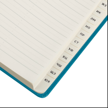 Книга алфавитная "Winner. Dark teal", А5, 135х205 мм, 80 листов, бирюзовый