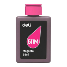 Чернила Deli 511M, 65 мл, пурпурный