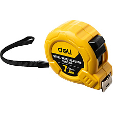 Рулетка Deli YS EDL9075B, 7.5 м х 25 мм, желтый
