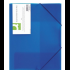 Папка на резинках "Q-Connect", A4, 15 мм, пластик, синий