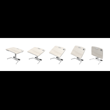 Стол Comf-Pro Coco Desk UR-83, 800х600х(540-755) мм, дуб белый