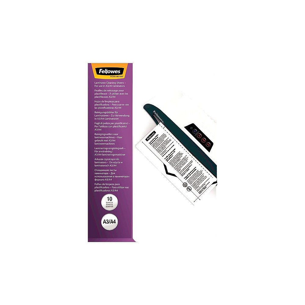 Чистящий лист Fellowes для ламинаторов FS-53206, 10 шт