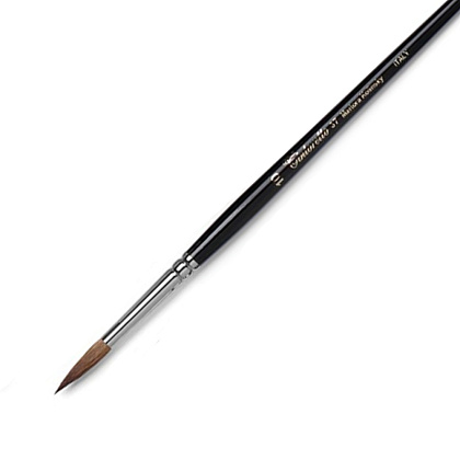 Кисть для рисования "Tintoretto  Martora Kolinsky SIB", сибирский колонок, круглая, №10