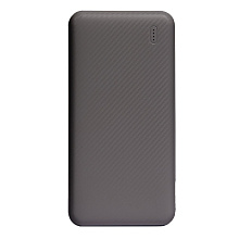 Внешний аккумулятор Power Bank "Rib 10", 10000 mAh, серый