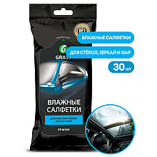 Салфетки влажные для очистки стекол, зеркал и фар